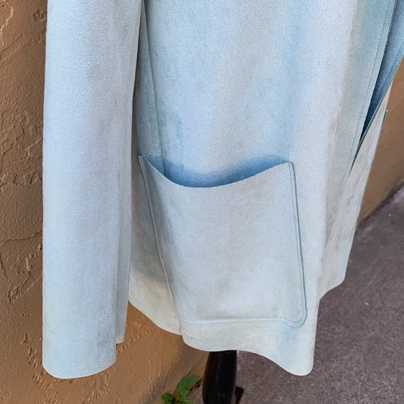 🎉HOST PICK🎉 Joan Vass Faux Suede Jacket - Sz L - Picture 4 of 6